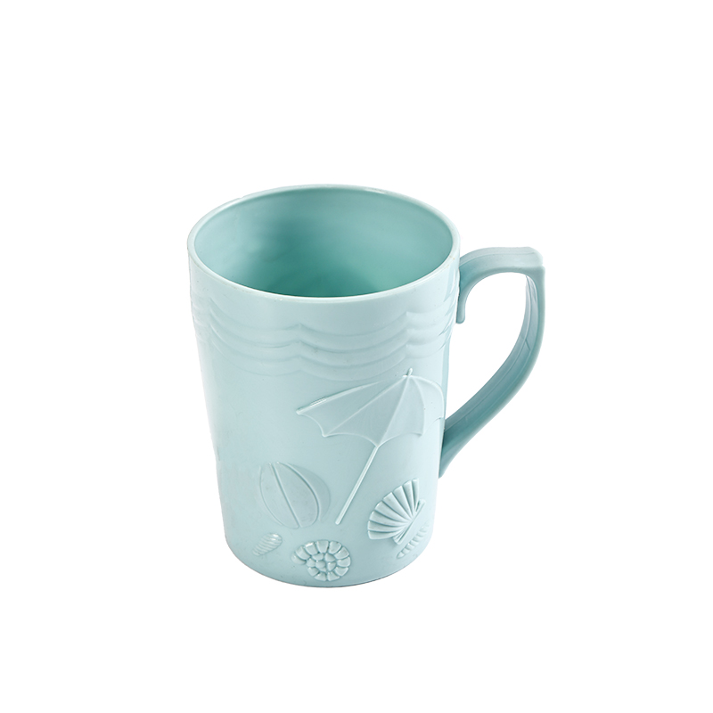 With handle pattern design embossed carving tea cup mouthwash cup drink cup mould details