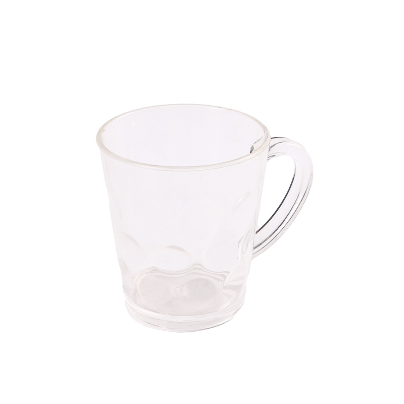 With handle transparent material embossed design tea cup mouthwash cup drink cup mould