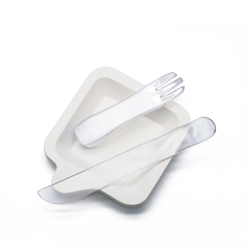 Size cartoon shape cake knife and fork disposable tableware mould details