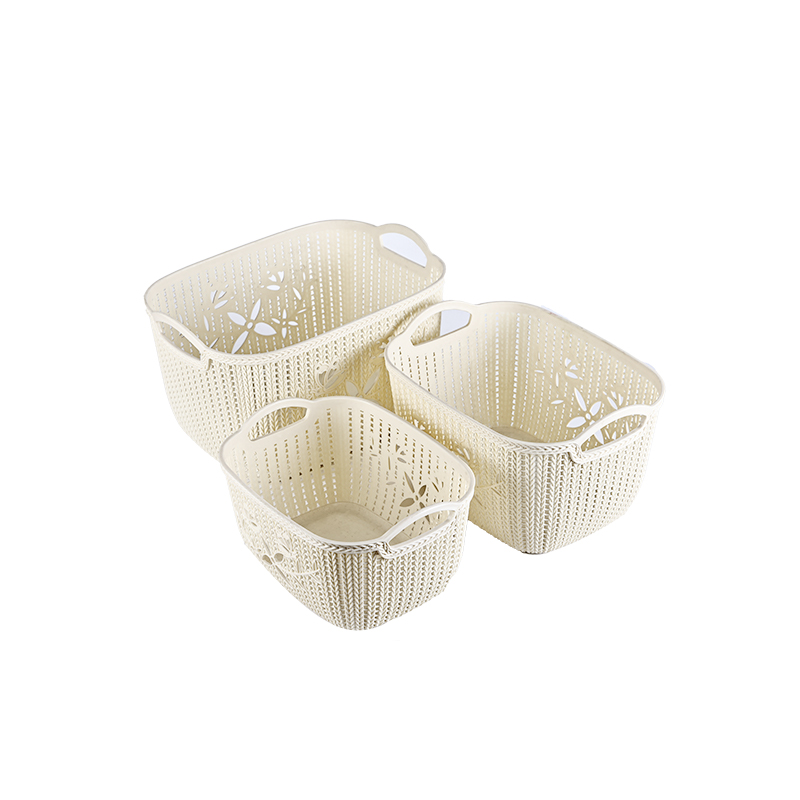  Woven patterns range of sizes home office storage baskets moulds details