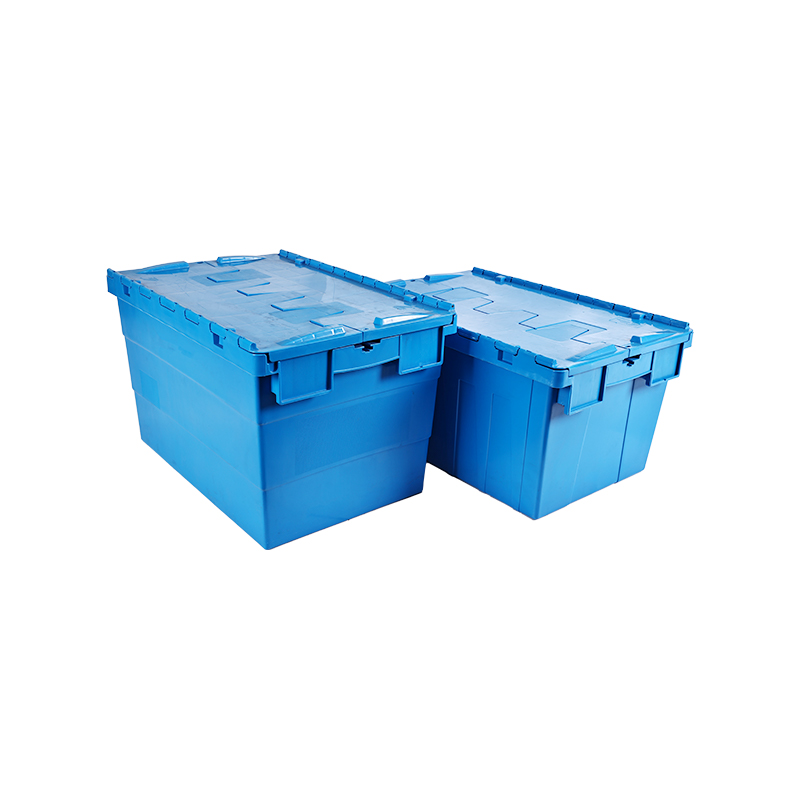 High quality shipping flip lid stackable crate mould details