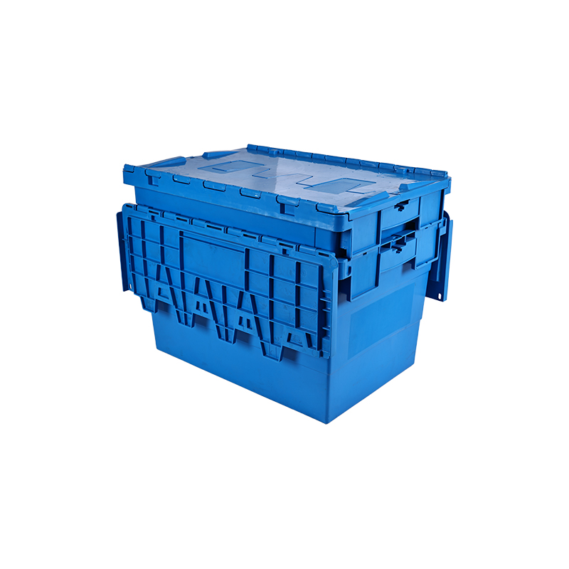 High quality shipping flip lid stackable crate mould details