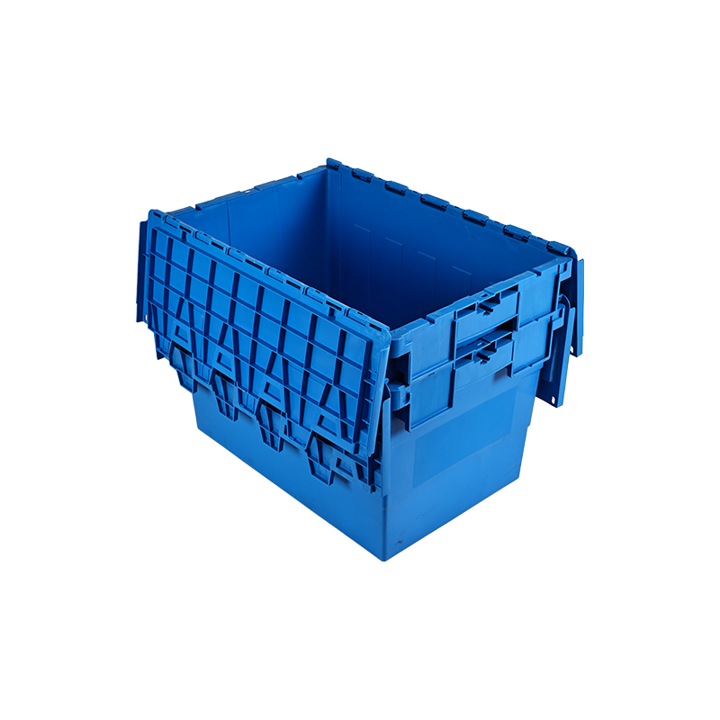 High quality shipping flip lid stackable crate mould details