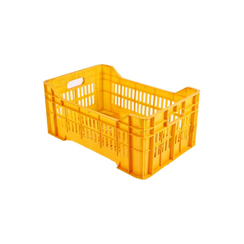 With handle high quality fruit and vegetable beverage transport stackable turnover box turnover basket mold