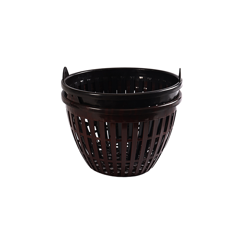 Round handle pattern design cross pattern storage basket storage basket dirty basket mould details