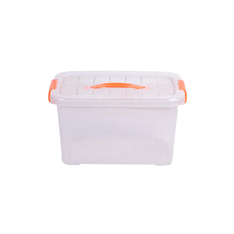 With handle transparent stackable large capacity storage box mould details