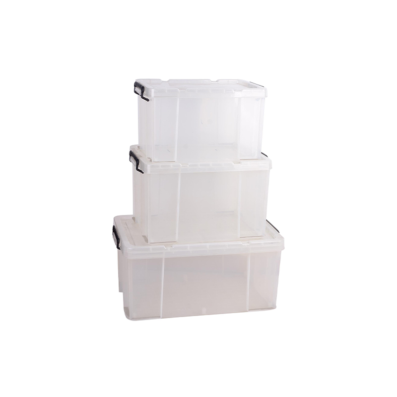 Transparent stackable large capacity storage box mould