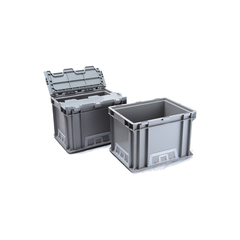 Flip stacking multi-size series double opening with lid large capacity turnover box mould details